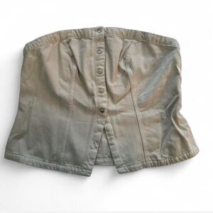 H&M denim corset top size XL